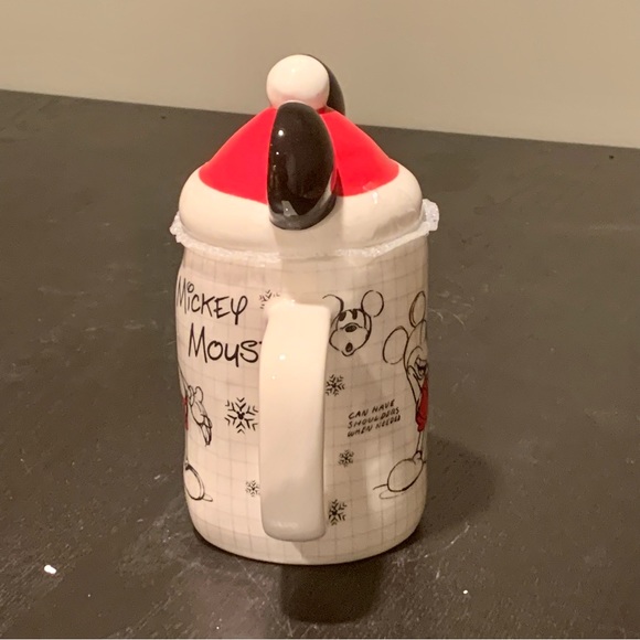 Mickey Santa Hat Mouse Ears Christmas Topper Mug - Disney Sketchbook Collection - Picture 12 of 14